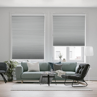 Prix fabricant stores plissés Easy Fix tissu d'ombrage plissé sans perçage stores plissés en nid d'abeille pour fenêtre
