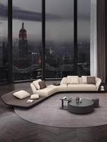 Fauteuil Canapé Double Moderne en Velours Agneau Couleur Citrouille, Pivotant, avec Fonction de Sommeil et de Détente, pour Maison, Hôtel, Bar, Salon, Villa, en Métal Durable