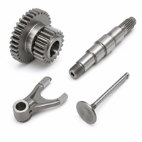 Pièces de transmission de moteur usinées sur mesure par CNC, arbre d'engrenage, ressort, goupille, boulon, assemblage, composants OEM pour moto