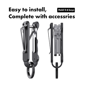 Thumbs-up thông minh nhôm <span class=keywords><strong>Key</strong></span> Pouch lưu trữ trường hợp đối với chủ thẻ Ví kim loại Keyring Collector <span class=keywords><strong>Key</strong></span> tổ chức - Product Image 3