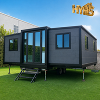 Caravane remorquable 20 pieds avec panneaux muraux blancs, toit à pignon, étanche, certifiée CE RoHS AS/NZS, pour appartement, villa, maison de jardin