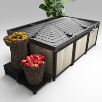 Hoge Kwaliteit Vers Fruit & Groenten Produceren Boomgaard Bin Voor Merchandising Supermarkt