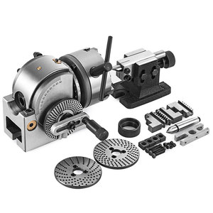 Cabezal divisorio de eje trasero, placa divisoria, molino <span class=keywords><strong>CNC</strong></span>, mandril de 3 mordazas, kit de 5 con otras piezas para fresadora - Product Image 6