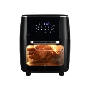 Freidora de aire digital eléctrica de 13l con 10 presets de cocción, de asador deshidratador, cocina sin aceite, freidora de aire multifunción, tostado