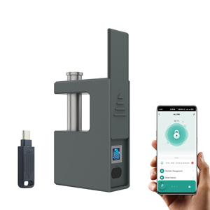 Cadenas intelligent à <span class=keywords><strong>empreinte</strong></span> <span class=keywords><strong>digitale</strong></span>, Serrure biométrique sans clé pour la salle de sport, les bagages et l'extérieur - Product Image 2