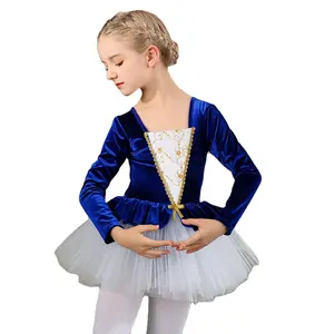 High Quality Wholesale Custom Cheap Training Dancewear Ballet Leotards Girls Gymnastic Leotard Children Tutu