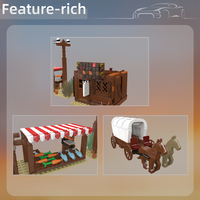 Mould King 24062 24076 Nuevo Kit de Ladrillos de Construcción MOC Mini, Juguetes Educativos de Ensamblaje, Regalo de Navidad para Niños, Sets de Bloques de Construcción