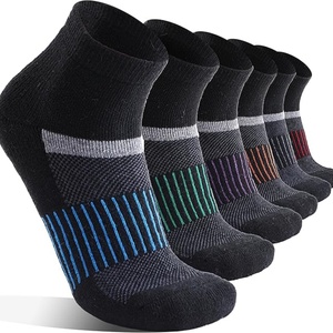 Running Hiking <b>Breathable</b> Digital Printing Youth Moisture Wicking Cushion Crew <b>Socks</b> for Outdoor Sports Performance - Product Image 1