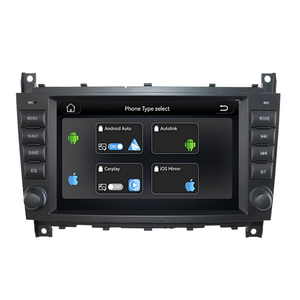 Pour Mercedes-Benz W203 W209 C180 C200 (04-07) Écran de voiture intelligent Linux 8 pouces, avec Android Auto et CarPlay Lecteur multimédia - Product Image 1
