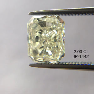 Diamant naturel jaune fantaisie coupe rayonnante diamant lâche 2.00 VS2 qualité de clarté diamants fantaisie en vrac à vendre au coût le plus bas OEM - Product Image 1