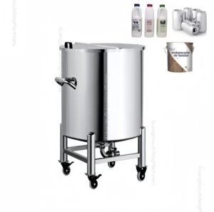 Movible <span class=keywords><strong>500</strong></span> Litre Lait Végétal Comestible Cuisson Huile d'Olive Cosmétique Parfum Eau Liquide Prix de Réservoirs de Stockage en Acier Inoxydable - Product Image 1