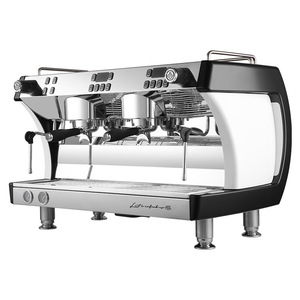 Gemile CRM3201 Semi Automatic Espresso Machine Dual Head Pump Commercial Coffee Maker Stainless Steel 850x565x525mm - Product Image 1