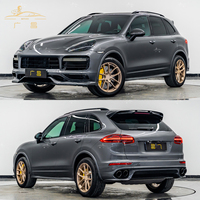 Kit de pare-chocs de voiture Cayenne 11-14 de haute qualité ancien à nouveau 9Y0.1 barre SD avec lumière + barre avant TKT et Kit arrière 958.2