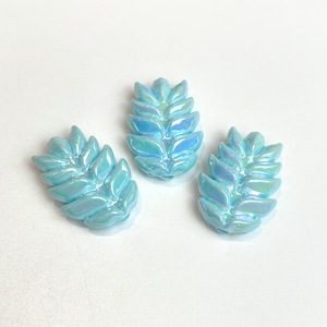 Perles en acrylique couleur unie motif épi de blé AB, matériel pour accessoires de bricolage (sangle de téléphone, porte-clés, pendentif), perles en vrac en gros - Product Image 3