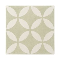 Azulejo Hidráulico Met 20 x 20 cm con Acabado Mate y Bordes Irregulares