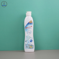 Bouteille à rabat en plastique vert de 300 ml en matériau PET pour nettoyant pour sols de cuisine, désinfectant pour les mains, savon liquide, shampoing