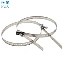 Collier de serrage à dégagement rapide en acier inoxydable 201/304 W4 pour matériel de fixation de tuyau de ventilation automobile