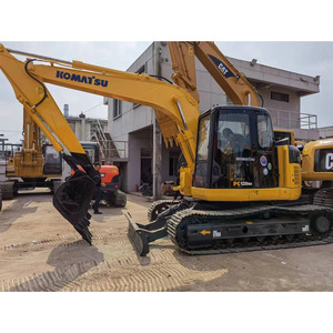 รถขุดตีนตะขาบ Komatsu PC128US มือสองจากญี่ปุ่น น้ำหนัก 13 ตัน แบบสวิงหางสั้น ระบบไฮดรอลิก พร้อมใบมีด - Product Image 2