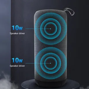 Speaker Bluetooth anti air portabel, speaker Bluetooth portabel, anti air, dengan baterai isi ulang dan konektor tipe-c