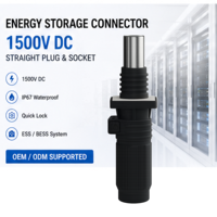 Connecteur droit PA66 haute qualité 1500V 150A 200A 250A pour bornes de stockage d'énergie et armoires de stockage de puissance