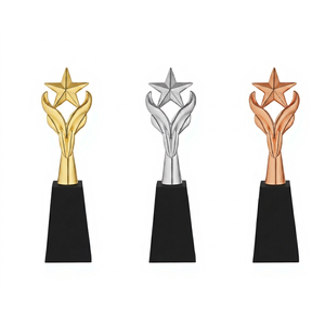 Trofeo deportivo metálico premium diseñado para torneos, campeonatos y momentos de victoria con metal de calidad excepcional. - Product Image 1