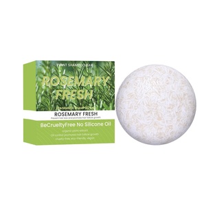 Barre de shampooing au romarin naturel biologique en gros personnalisé réparation de logo cheveux shampooing barre de savon pour les femmes - Product Image 2