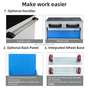 Heavy-Duty Modular công cụ Tủ rockshell Thép công cụ giỏ hàng với sắt thế hệ mới rockshell Heavy-Duty công cụ cơ khí xe đẩy - Product Image 3