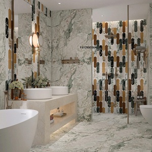 Azulejos de Cerámica de Lujo con Patrón de Mármol Rojo Vintage para Piso y Pared, Antideslizantes, 600x1200mm, <span class=keywords><strong>8</strong></span>.5mm de Grosor, para Cocina, Balcón y Revestimiento - Product Image 4