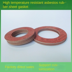 Асбестовая прокладка RF: высококачественный асбестовый резиновый лист прямоугольного сечения, устойчивый к высоким температурам, для фланцевых соединений под высоким давлением - Product Image 2