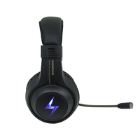 Headset Gaming Dinamis USB Berkabel Terbaru dengan Mikrofon, Tahan Air IPX-2, Kabel 2m