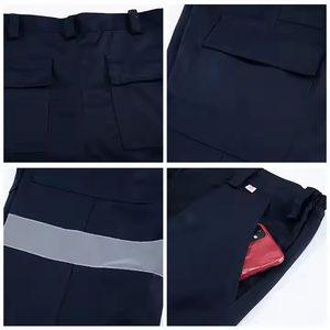 <span class=keywords><strong>Pantalones</strong></span> de Trabajo Tipo Cargo de Algodón de Alta Calidad con Reflejantes de Seguridad <span class=keywords><strong>para</strong></span> Trabajadores de <span class=keywords><strong>la</strong></span> Construcción - Product Image 4