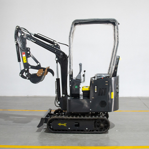 Mini-excavatrice de jardin 1 tonne, excavatrice hydraulique sur chenilles pour la plantation en verger, la construction de cour arrière, meilleur prix - Product Image 4