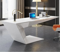 Ensemble de bureau et de chaise de direction moderne, design modulaire en bois, hauteur réglable, couleur et taille personnalisables