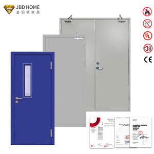 Puerta de Seguridad Moderna de Acero Resistente al Fuego para Bóvedas Bancarias y Entradas de Centros Comerciales con Certificación Doble CE, Protección de 60/90 Minutos - Product Image 2