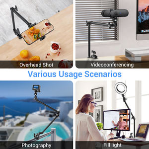 <span class=keywords><strong>Bras</strong></span> <span class=keywords><strong>articulé</strong></span> magnétique réglable de 22 pouces avec pince super-crabe et support de <span class=keywords><strong>téléphone</strong></span> <span class=keywords><strong>portable</strong></span> en plastique <span class=keywords><strong>pour</strong></span> utilisation sur bureau - Product Image 4