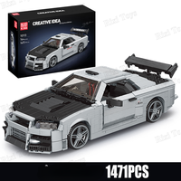 Mould King 10113, coche técnico, modelo de coche de carreras deportivo MOC, montaje de coche, juguetes de ladrillo, regalo de Navidad para niños, juegos de bloques de construcción