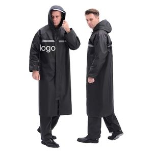 Groothandel op maat gemaakte ademende waterdichte regenjas met aangepast logo, hoge kwaliteit Oxford, unisex, voor volwassenen, modieus voor kamperen - Product Image 1