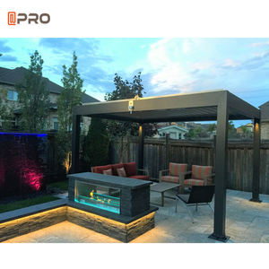 Pérgola de techo solar de lujo personalizada, hoja de <span class=keywords><strong>aluminio</strong></span>, Tenda, Eisen - Product Image 2