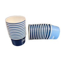SP3374 Vente en gros, gobelet en papier jetable pour crème glacée, écologique, à paroi simple, impression de logo personnalisée pour l'utilisation du sucre