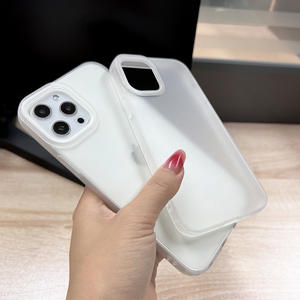 Coque souple transparente en TPU mat style Ins pour iPhone 17 16 15 14 13 12 11 Pro Max, résistante aux chutes - Product Image 2