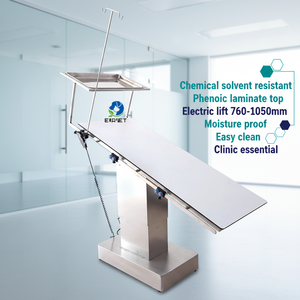 Mesa de Radiografía Veterinaria EUR VET con Elevación Eléctrica, <span class=keywords><strong>Tablero</strong></span> Fenólico de 1500x600mm, 45 °   Inclinación delantera y trasera, carga de 40 kg - Product Image 1