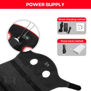 AQSHE Horse Horse Hoof a luce rossa pannello di terapia del cavallo cuscinetto per cavalli equini avvolge la batteria - Product Image 3