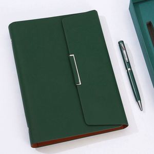 Executive Business Style <b>Notebook</b> Gift <b>Set</b> Premium PU Leather Journal Digital Printing for Custom Branding Promotional Events - Product Image 4