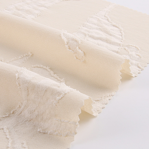Tissu Jacquard Cey Georgette <span class=keywords><strong>YVES</strong></span> à motif floral de vigne grimpante, 100% Polyester, 200 g/m², tissé, pour Robe, Robe de Soirée, Jupe - Product Image 1
