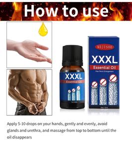 น้ำมันนวดขยายขนาดอวัยวะเพศชายผลิตภัณฑ์ทางเพศน้ำมันนวด XXXL - Product Image 4