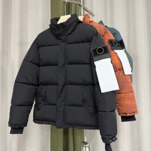 Veste matelassée vintage à capuche en coton, avec empiècements circulaires aux manches carrées, coupe ample, pour l'hiver, disponible en trois couleurs - Product Image 5