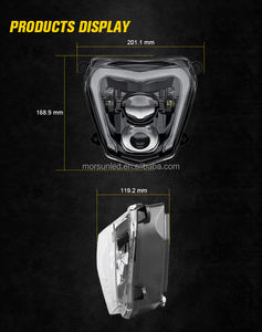 Morsun pour <span class=keywords><strong>KTM</strong></span> <span class=keywords><strong>Duke</strong></span> <span class=keywords><strong>690</strong></span> 2012-2019 Emark phare LED 66w blanc DRL pour <span class=keywords><strong>Duke</strong></span> 690R 2013-2017 Motocross Dirt Bike phare - Product Image 5