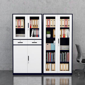 فولاذ متعدد الطبقات مع درج من النوع المعدني منخفض ملف بيانات أرشيف مكتب قسيمة لوحة خشبية نمط التنظيم - Product Image 4