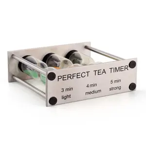 Perfect Tea Timer Three-In-One 3-4-5 Minute Sand Hourglass Timers For Kids Classroom