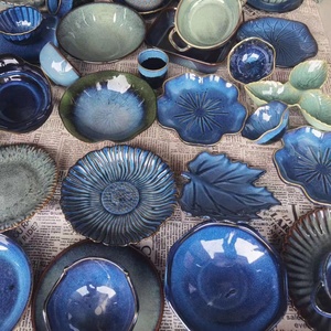 Commercio all'ingrosso Chaozhou smalto reattivo in ceramica ninnerware fornito a buon mercato set da pranzo in porcellana piatti e piatti ciotole stock pronti - Product Image 6